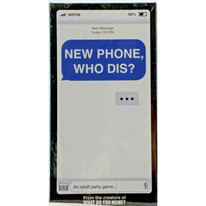 New Phone Who Dis? What Do You Meme Adult Party Card Game Sealed